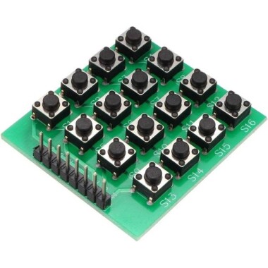 4x4 Matrix 16 Butonlu Klavye Modülü - 1