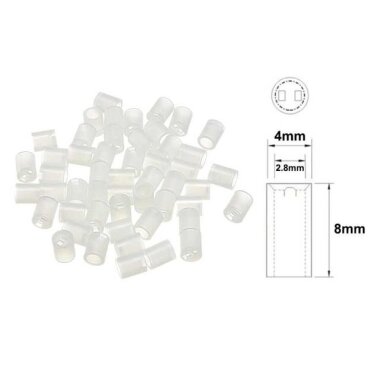 4x8mm Led Distans (Standoff) - Beyaz - Görsu Elektronik