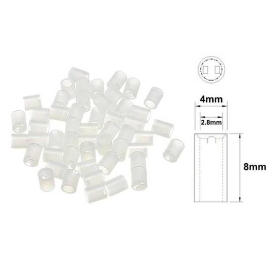 4x8mm Led Distans (Standoff) - Beyaz - 1