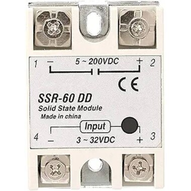 5-200V SSR-60DD Solid State Röle - 1