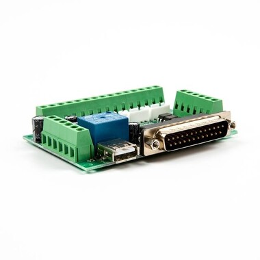 5 eksenli Mach 3 CNC kademeli motor sürücüsü + USB Kablosu - 7