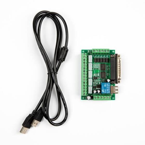 5 eksenli Mach 3 CNC kademeli motor sürücüsü + USB Kablosu - 10