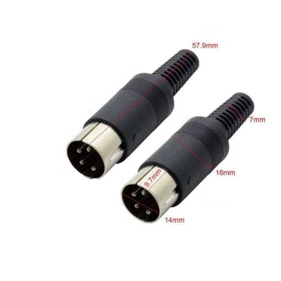 5 Pin Erkek DIN Konnektör - 2