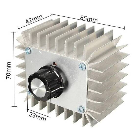 5000W 220V AC Motor Dimmer Hız Kontrol Kartı - 3