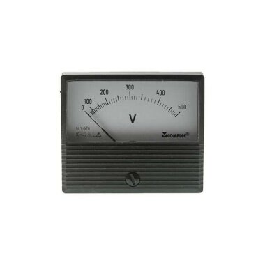 500V Analog Voltmetre - Panel Tipi Ölçü Aleti KLY-T670 - 1
