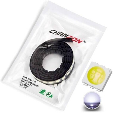 5050 SMD LED 15-18 Lümen Soğuk Beyaz - 1