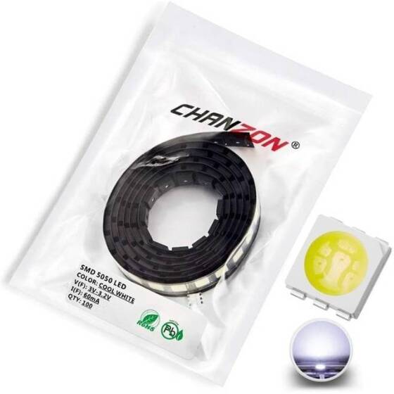 5050 SMD LED 15-18 Lümen Soğuk Beyaz - 1
