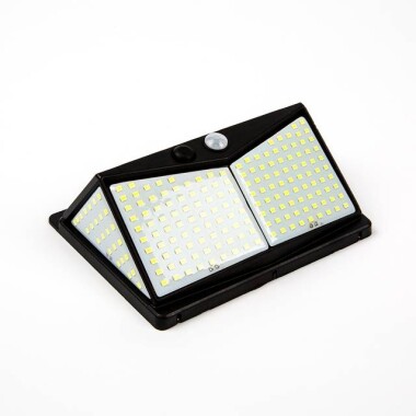 5.5V 1.43W 208 Led Tek Kristal Güneş Enerjili Vücut Algılama Dış Mekan Lambası - 5