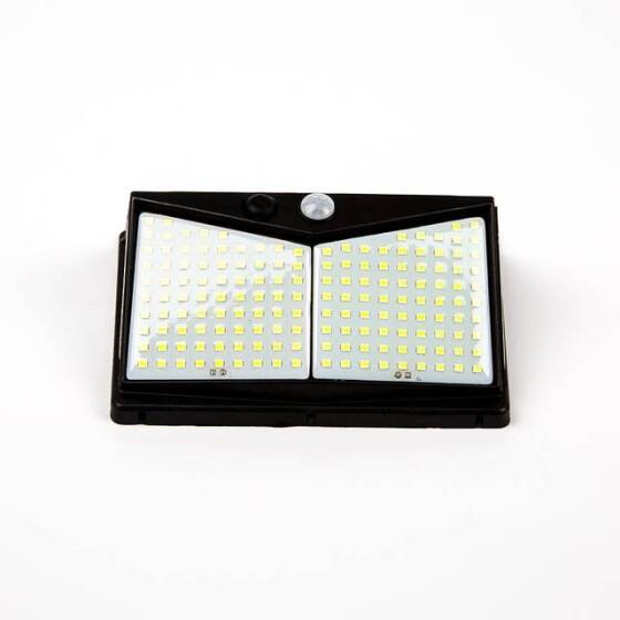 5.5V 1.43W 208 Led Tek Kristal Güneş Enerjili Vücut Algılama Dış Mekan Lambası - 6