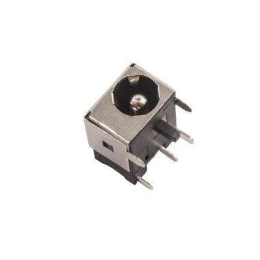5.5x2.5mm DC Jack Şasesi - Yandan İğne Bacak - Görsu Elektronik