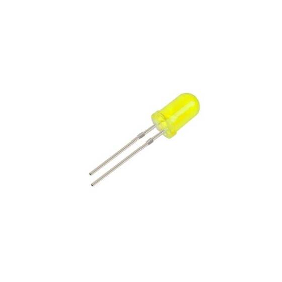 5mm Sarı Led 18mm Bacaklı - 5