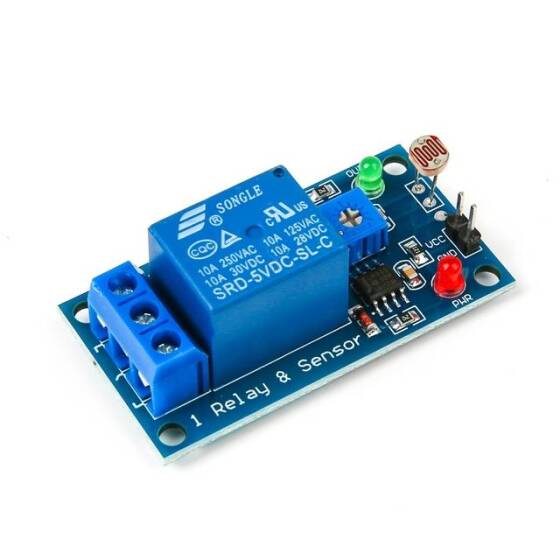 5V Işığa Duyarlı Direnç Sensörü Röle Modülü - 6