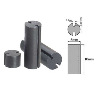 5x10mm Led Distans (Standoff) - Siyah - Görsu Elektronik