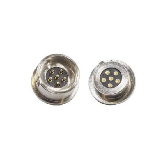 6 Pin 16mm Pogo Pin Manyetik Konnektör Takımı - 1