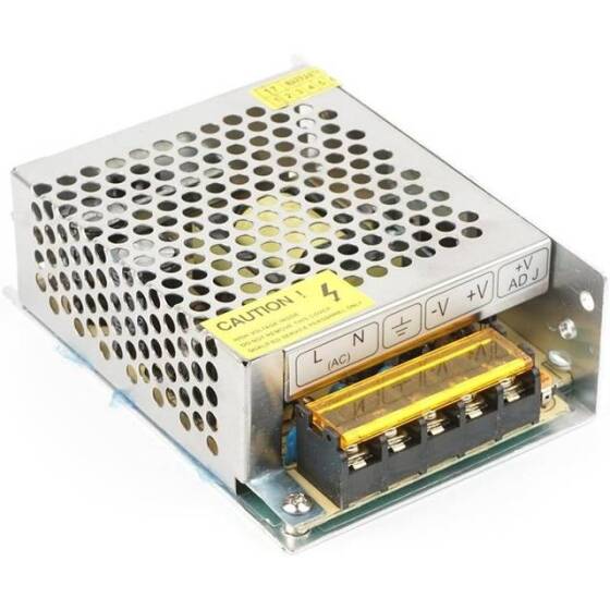 60W 12V 5A Süper İnce Plastik Kasa Led Özel Kablolu Güç Kaynağı - 1