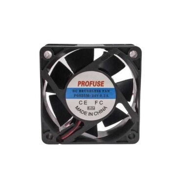 60x60x25mm 24V 0.20A Fan 2 Kablolu - Profuse