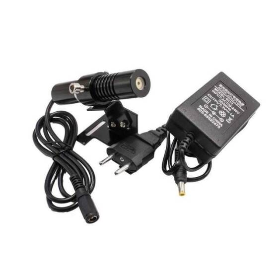 650nm 200mW Kırmızı Çizgi Lazer Adaptör ve Tutucu Dahil - 1