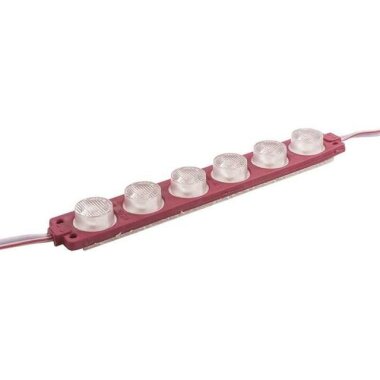6W Mercekli Modül 6'lı Led - Kırmızı 12V - 1