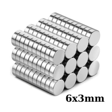 6x3mm Neodyum Güçlü Mıknatıs - Neodim Magnet - Görsu Elektronik