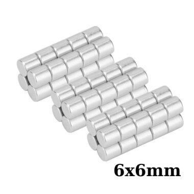 6x6mm Neodyum Güçlü Mıknatıs - Neodim Magnet - Görsu Elektronik