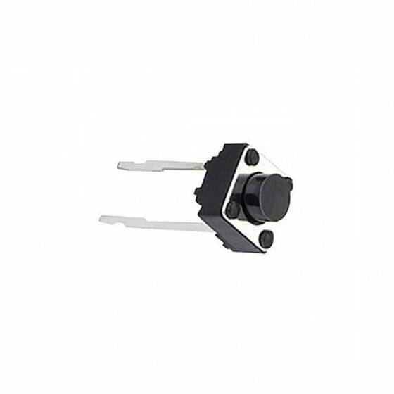 6x6x5mm 2 Pin Basmalı Düğme Anahtarı Uzun Bacak Bant Kancası - 1
