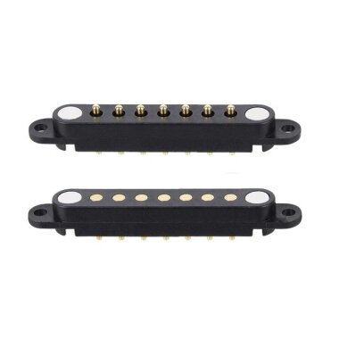 7 Pin 2.54mm Pogo Pin Manyetik Konnektör Takımı - Kulaklı - Görsu Elektronik