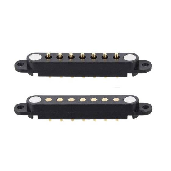 7 Pin 2.54mm Pogo Pin Manyetik Konnektör Takımı - Kulaklı - 1