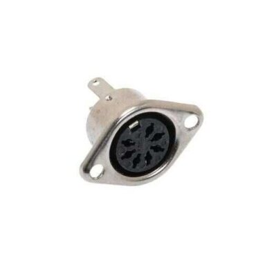 7 Pin Dişi DIN Konnektör - Flanşlı Panel Tipi - Görsu Elektronik