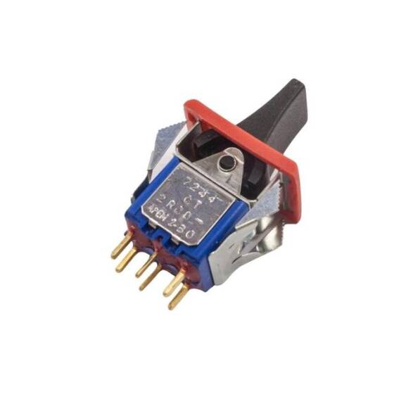 7244 ON-OFF-ON Yaylı 6 Pin Toggle Switch - 2