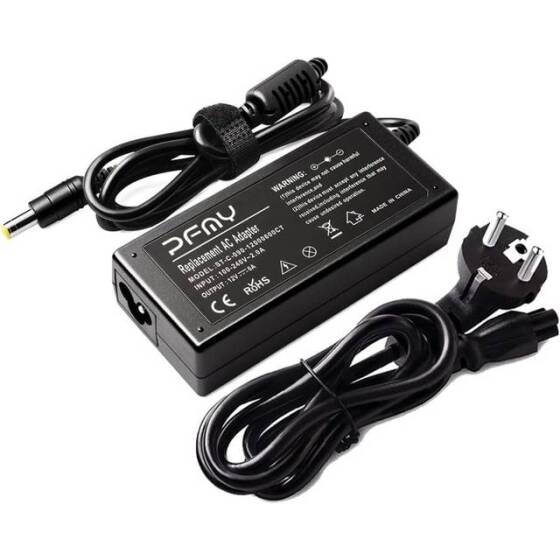 72W 12V 6A Süper İnce Plastik Kasa Led Özel Kablolu Güç Kaynağı - 1