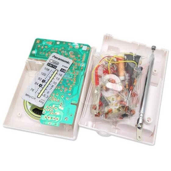 76-108MHz CF210SP AM FM Stereo Radyo DIY Kiti - Pilsiz - 3