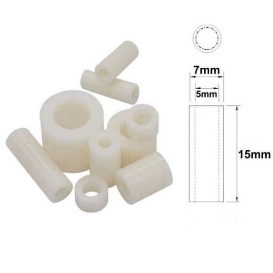 7x15mm Led Distans (Standoff) - Beyaz - 1