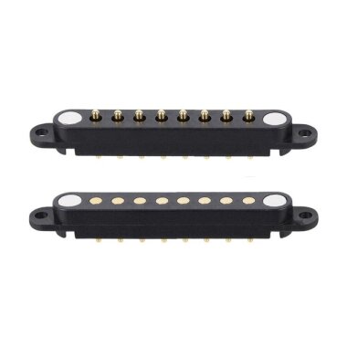 8 Pin 2.54mm Pogo Pin Manyetik Konnektör Takımı - Kulaklı - 1