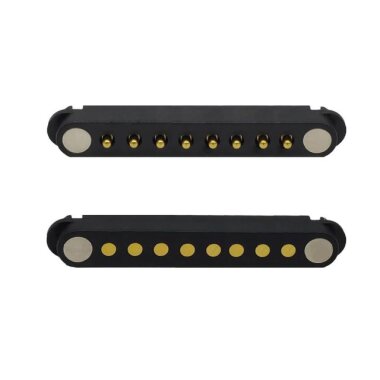 8 Pin 2.54mm Pogo Pin Manyetik Konnektör Takımı - 1