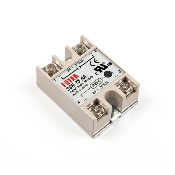 80-250V SSR-75AA Solid State Röle - 5