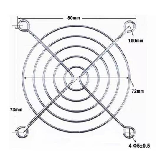 80x80mm Fan Koruma Teli - 2