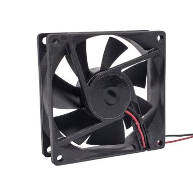 80x80x25mm 12V 0.20A Fan 2 Kablolu - Görsu Elektronik