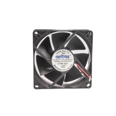 80x80x25mm 9V 0.2A Fan 2 Kablolu - Aobos