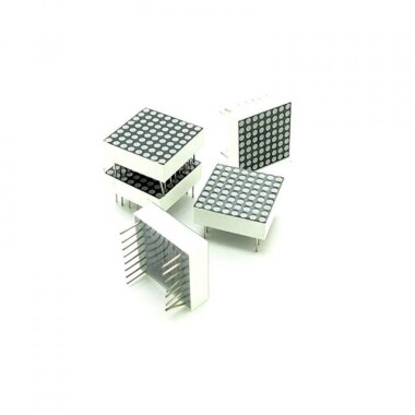 8x8mm 1.9mm Kırmızı Led Nokta Dot Matrix 16 Pin CA 788BS - 3