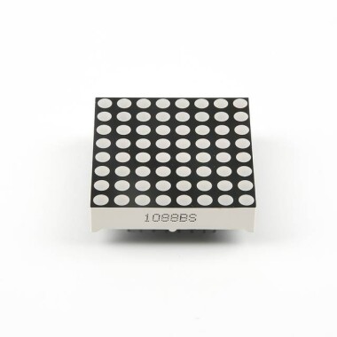 8x8mm Kırmızı 64 Led Dot Matrix Gösterge 3mm CC 80Mcd 32x32mm - 2