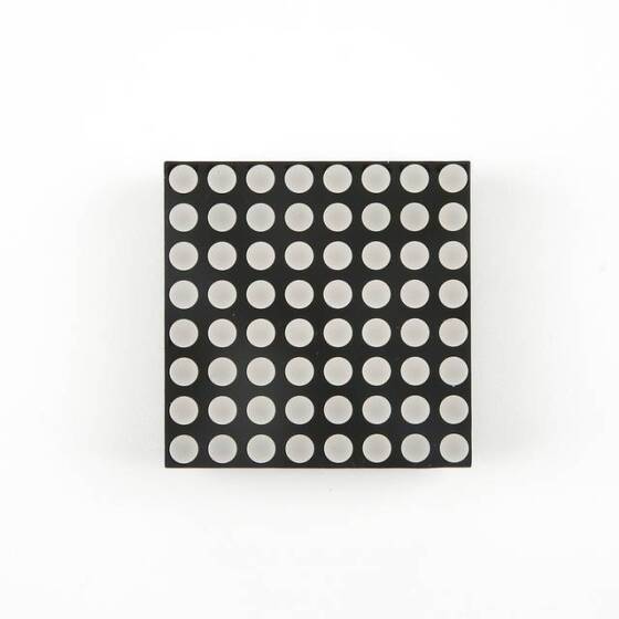 8x8mm Kırmızı 64 Led Dot Matrix Gösterge 3mm CC 80Mcd 32x32mm - 3