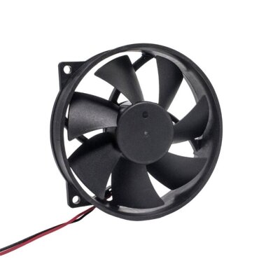 90x90x25mm 12V 0.15A 2500Rpm Fan 2 Kablolu - Görsu Elektronik