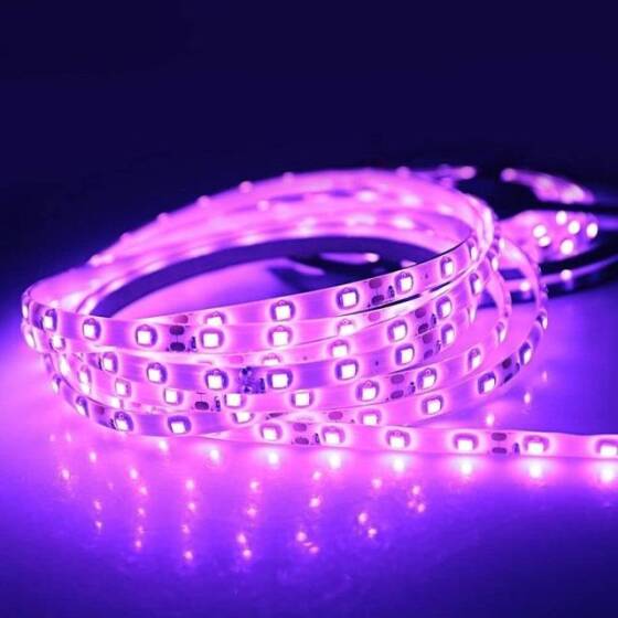 9mm 12V Pembe Bağ LED Yüksek Kaliteli Devre Kartı ile Birlikte (50 Adet) - 1