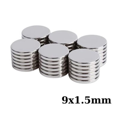 9x1.5mm Neodyum Güçlü Mıknatıs - Neodim Magnet - Görsu Elektronik