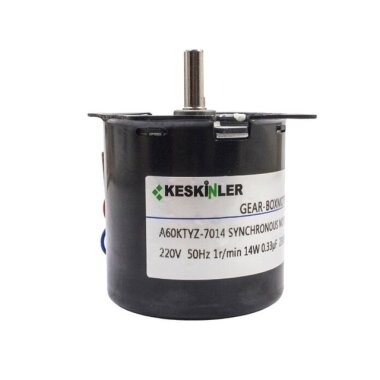 A60-KTYZ 1RPM 14W AC Senkron Motor - Görsu Elektronik