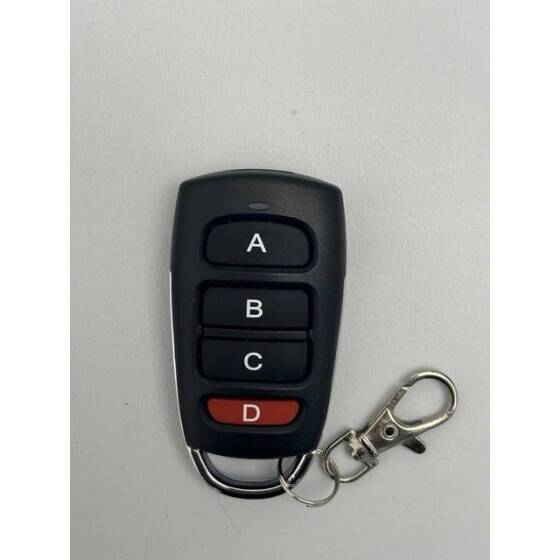 ABCD 433Mhz 6V Kablosuz Uzaktan Kumanda - Pilli - D Kırmızı - 3