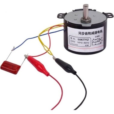 AC 110V 6W 20RPM 50KTYZ Senkron Motor Kalıcı Mıknatıslı - 4