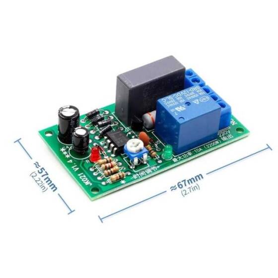 AC 220V 0-200 Saniye Gecikmeli Zaman Rölesi - 2