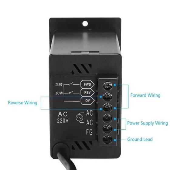 AC 220v 200W Dijital Motor Hız Kontrol Modülü - 4