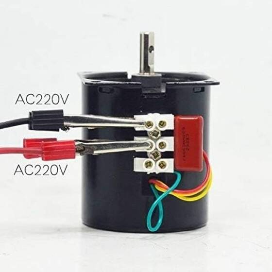 AC 220V 28W 1RPM 68KTYZ Senkron Motor Kalıcı Mıknatıslı - 3